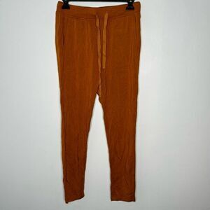 Lou & Grey burnt orange sweatpants size small petite